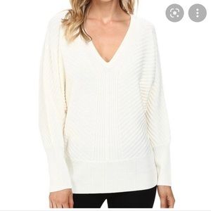 NWT Trina Turk white wool sweater